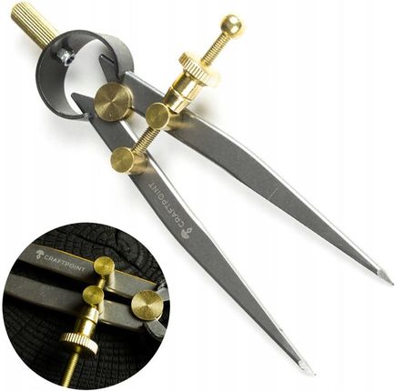 Craftpoint Cyrkiel Traserski Precyzyjny Nastawny Z Blokadą 150mm Do Skóry 1814289817