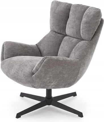 Halmar Fotel Orinoko Wypoczynkowy Popielaty Tkanina Uszak