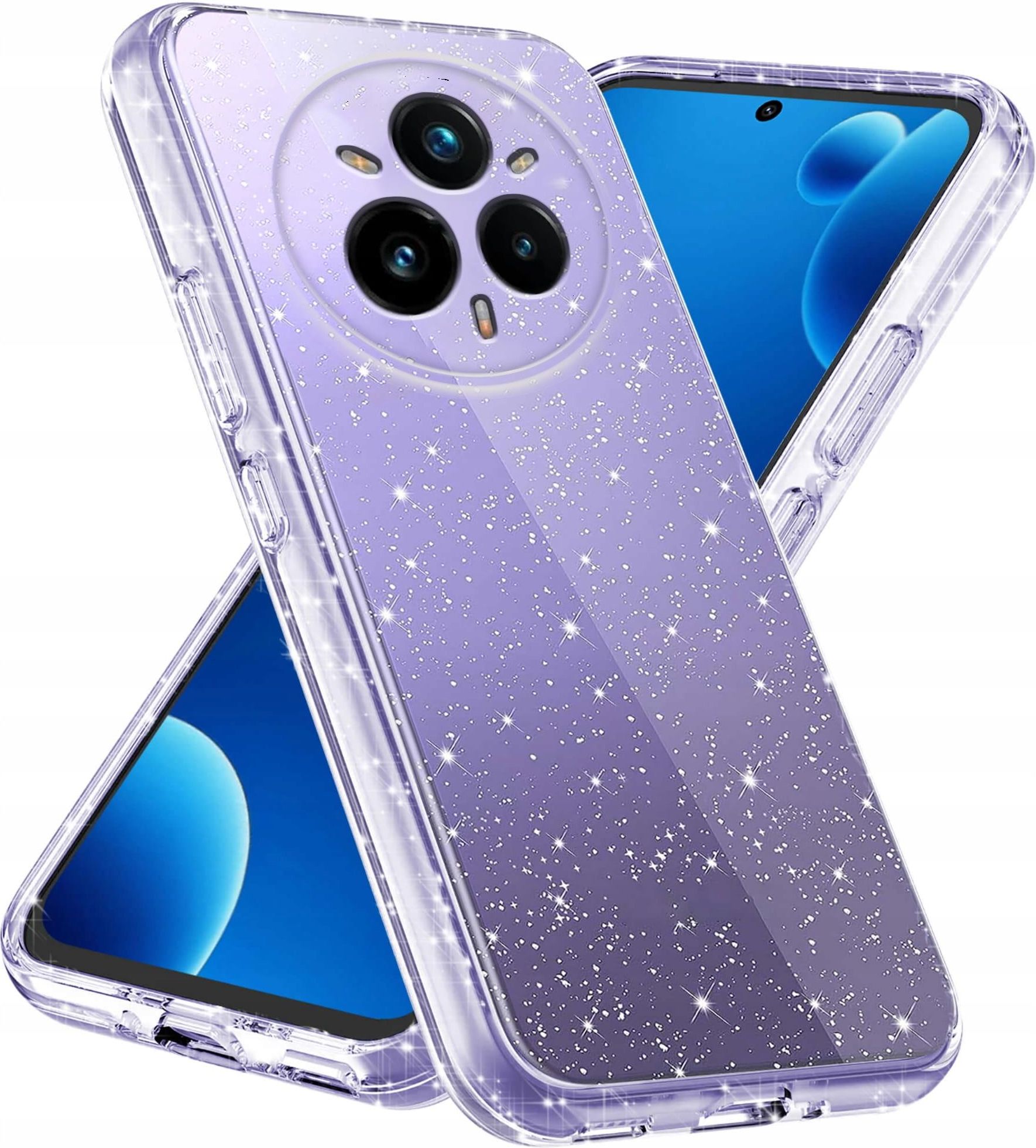 Transparente Handyhülle Mit Kette Für Realme 14 Pro Plus 5G – Silikon, 150 Cm Gurt, Schwarz, TPU