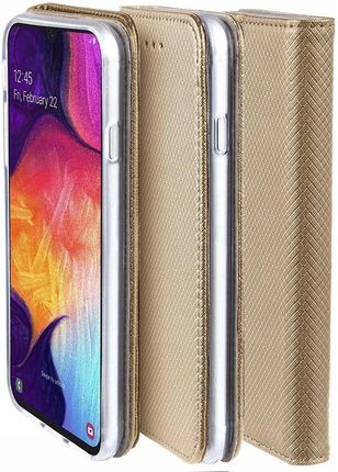 Smart-Tel Etui Case Pokrowiec Flip Skórzane Otwierane Do Apple Iphone 12 Pro Złote - zdjęcie 2