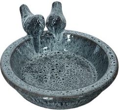 Zdjęcie Poidło Dla Ptaków Poidełko Ozdoba Ogród Ceramiczne Niebiesko Czarne 10X20 1822893721 - Mysłowice