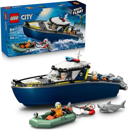LEGO City 60456 Pościg łodzią policyjną
