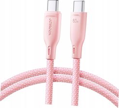 Joyroom Multi Color Series S A34 Usb C Pd 60W 1M Różowy