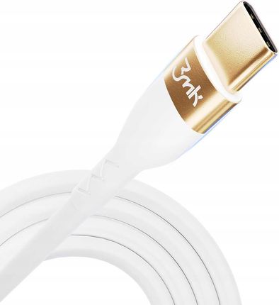 3Mk Hyper Silicone Cable Usb C 100W 2M Biały - zdjęcie 2