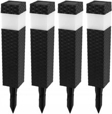 Zdjęcie Superled 4X Lampa Solarna Led Rattanowa Ogrodowa Wbijana Słupek Technorattan 5255 - Sosnowiec