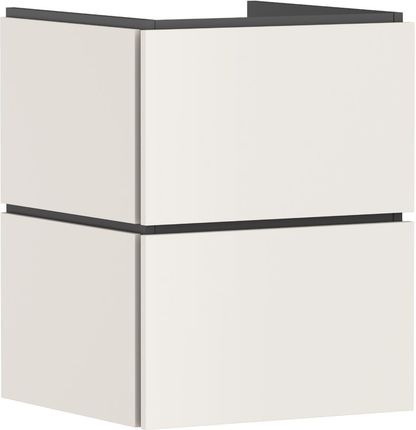 HANSGROHE Xilesa E Szafka pod małą umywalkę wiszącą z 2 szufladami 48 x 47cm piaskowy beż matowy 54250780