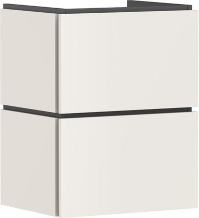 HANSGROHE Xilesa E Szafka pod małą umywalkę wiszącą z 2 szufladami 48 x 38cm piaskowy beż matowy 54248780