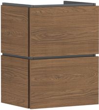Zdjęcie HANSGROHE Xilesa E Szafka pod małą umywalkę wiszącą z 2 szufladami 48 x 38cm kaszmirowy dąb 54248550 - Szczecin