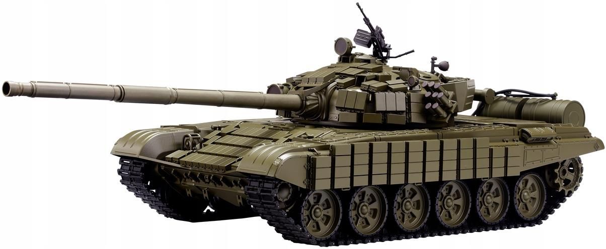 Czołg Rc Heng Long Russia T72 Działko Asg Ir Dźwięk Dym