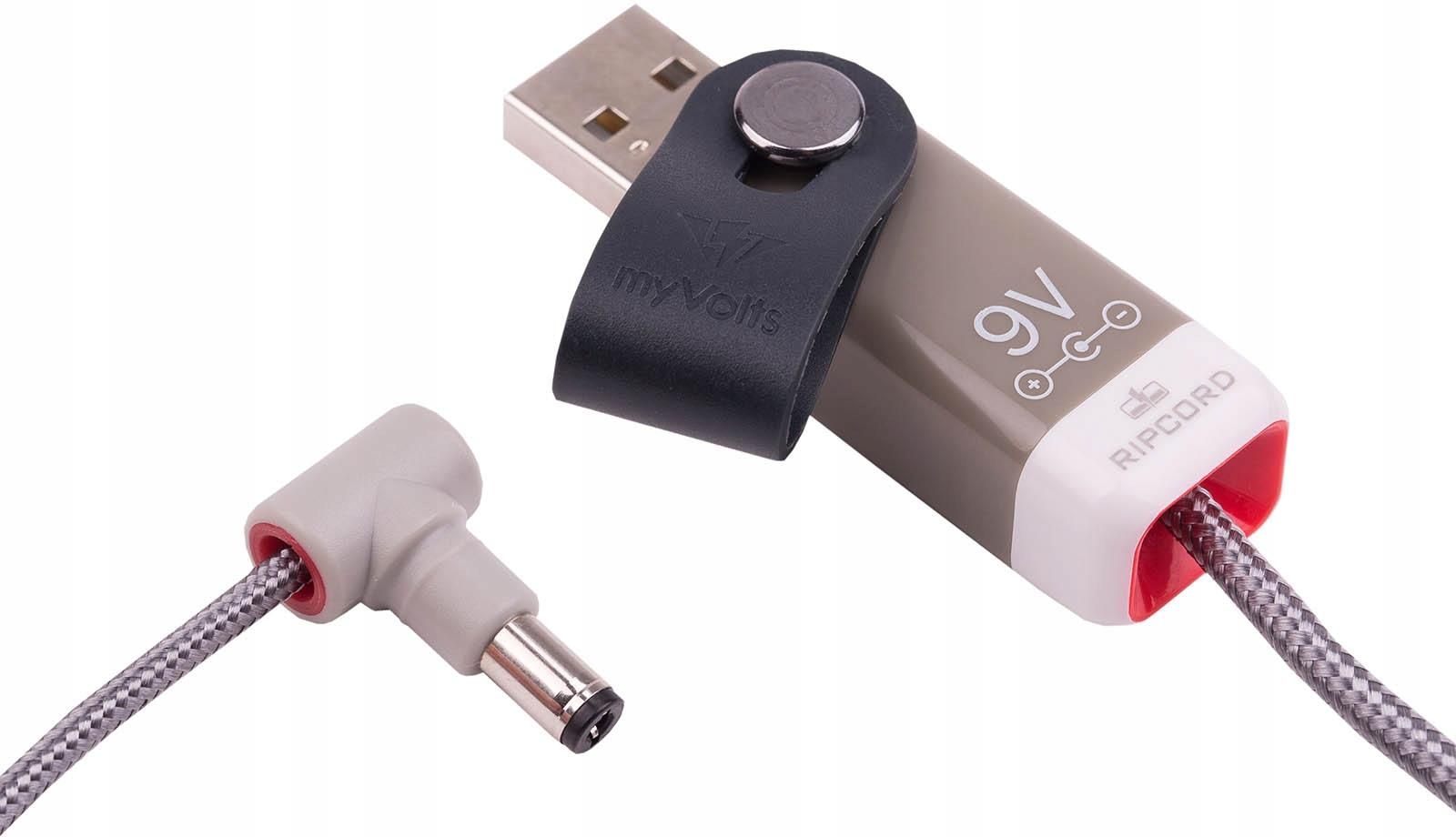 myVolts Ripcord 12V USB Power Cable Compatible with Shure BLX4 Receiver
