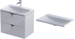 Zdjęcie Zestaw - Szafka podumywalkowa 60 cm Oristo Siena C biały połysk OR45C-SD2S-60-1 + Umywalka meblowa COMPACT 60 cm. Oristo Etna UME-C-ET-60-92-BO - Świecie