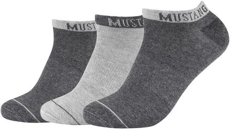 3 pack Męskie Skarpety MUSTANG dark grey mix MU33031 – 9703