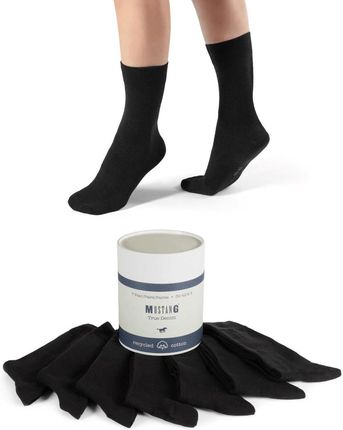 7 pack Męskie Skarpety MUSTANG black MU31043 – 9999