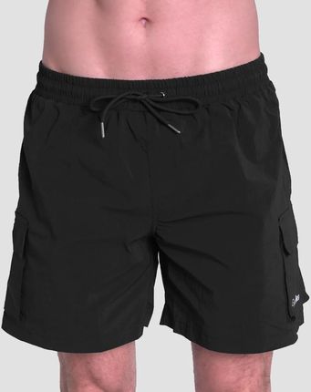 GymBeam Męskie spodenki kąpielowe Cargo Black