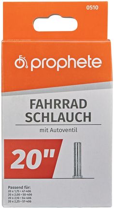 Prophete Dętka Rowerowa 20 Cali X 1,75 - 2,125 Wentyl Auto