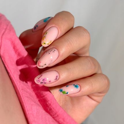 Semilac Suszone Kwiaty Do Zdobienia Paznokci Flower Flakes Wild Orchid - zdjęcie 2