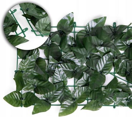 Multigarden Sztuczny Bluszcz Żywopłot 300X150cm Zielona Osłona Na Balkon Maskująca 1825036315 - zdjęcie 4