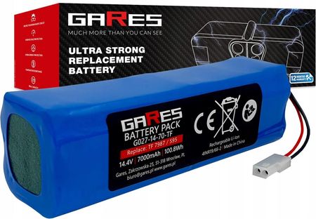 Batterie Rechargeable Li-ion 14.8V 6800mAh - Compatible Tefal X-Plorer Série 95 - Remplace N047-4S2P, SS-22300002529 - 4