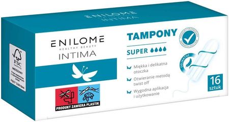 Enilome Healthy Beauty Intima Tampony Super 16szt.