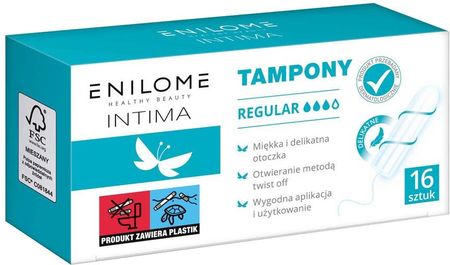 Enilome Healthy Beauty Intima Tampony Regular 16szt.
