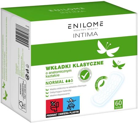 Enilome Healthy Beauty Intima Wkładki Klasyczne Normal 60szt.