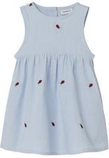 name it Sukienka Nbfferilla Chambray Blue - Dziewczynka - r. 68
