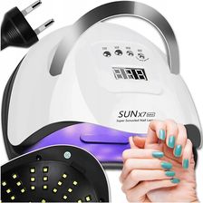 Memflow Mocna Lampa Do Paznokci Uv Led 220W Timer Do Hybryd Żeli Hybrydy Sun X7 LCD
