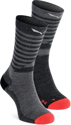 Skarpety damskie Salewa Fanes Hyb STR. AM Crew Sock - grey