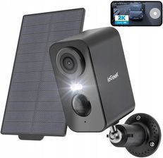 Iegeek 104000Mah Bezprzewodowa Kamera Zewnętrzna Ip Wifi 2K 3Mpx 1296P Solar