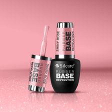 Silcare Baza Kauczukowa Rubber Base Revolution Shiny Rose 9ml
