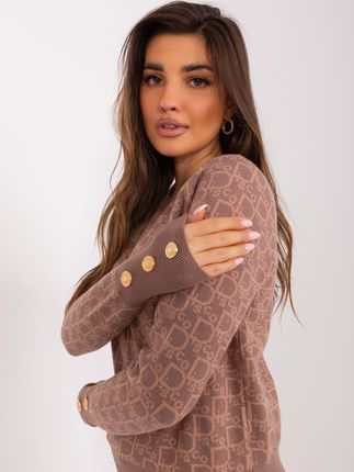 Sweter Jasny brązowy