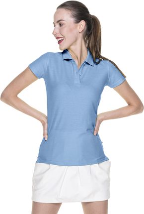 Koszulka damska polo Promostars Ladies' Cotton 42195, jasnoniebieska