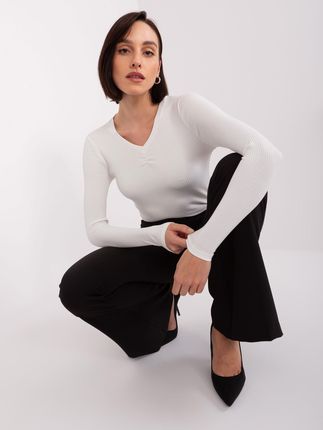 Bluzka Ecru - zdjęcie 3