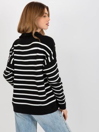 Sweter Czarno-biały - zdjęcie 3