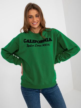 Bluza Ciemny zielony - zdjęcie 2