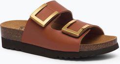 Zdjęcie Klapki damskie Scholl Monterey 2 Straps Ad Med camel Wiosna 2025 - Sompolno