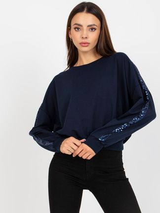 Bluza Granatowy - zdjęcie 2