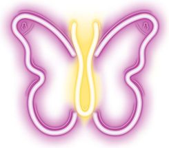 Zdjęcie Neon LED MOTYL róż NNE03 Neolia - Czeladź