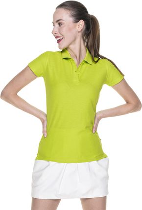 Koszulka damska polo Promostars Ladies' Cotton 42195, limonkowa