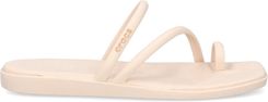 Zdjęcie Klapki damskie - CROCS MIAMI TOE LOOP SANDAL W 209862 BEŻOWE - Radzionków