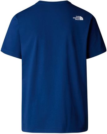 Koszulka męska The North Face MOUNTAIN LINE niebieska NF0A87NTD1R - zdjęcie 2
