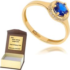 Intergold Złoty pierścionek Próby 585 17