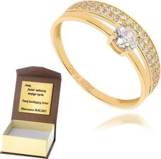 Intergold Złoty pierścionek Próby 585 18