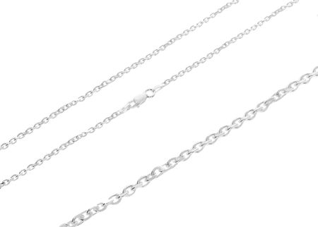 Srebrny łańcuszek nierodowany ankier pr. 925 55 cm - zdjęcie 3