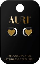 Zdjęcie Auri Kolczyki Sztyfty Serca 3D - Nowogrodziec