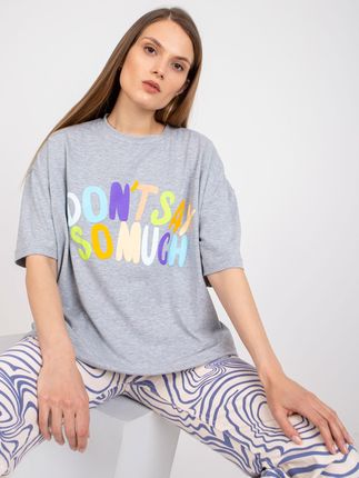 T-shirt Szary - zdjęcie 2