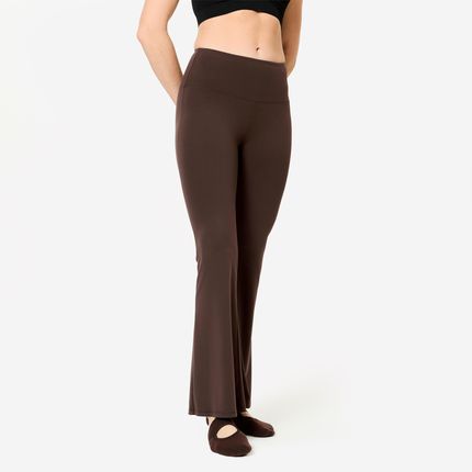 Spodnie fitness damskie Domyos flare