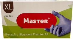 Zdjęcie Master Rękawiczki Nitrylowe Niebieskie Bezpudrowe Xl 100szt. - Michałowo