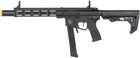 Pistolet maszynowy AEG Specna Arms SA-FX02 Flex HAL ETU z pomarańczowym urządzeniem wylotowym - Black