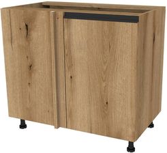 Zdjęcie Fabryka Mebli Rawa Szafka Dolna Narożna Presto Plus Narożna 90-105cm Płyta Laminowana Dąb Evoke Lewa - Gliwice